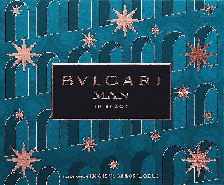 Bvlgari Man In Black Gift Set For Men - Zestaw (edp/100ml + edp/15ml) — Zdjęcie N1