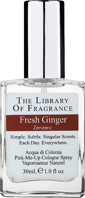 Demeter Fragrance The Library of Fragrance Fresh Ginger - Woda kolońska — Zdjęcie N1