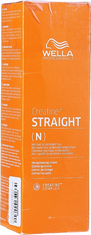 PRZECENA! Krem prostujący do włosów normalnych i niesfornych - Wella Professionals Creatine+ Straight N * — Zdjęcie N1