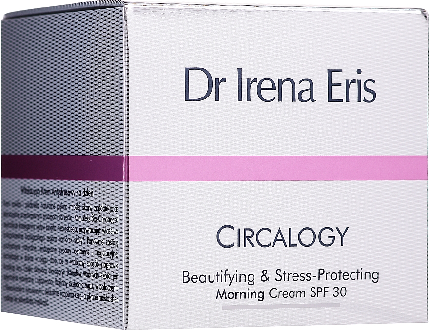 Antystresowy krem do twarzy SPF 30 - Dr Irena Eris Circalogy Beautifying & Stress-Protection Morning Cream SPF 30 — Zdjęcie N1