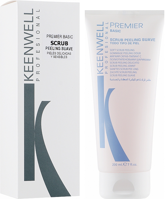 Miękki peeling z kulkami polietylenowymi - Keenwell Premier Basic Profesional Soft Scrub Peeling — Zdjęcie N2