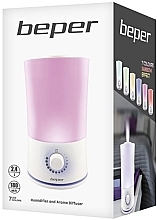 Lampa zapachowa i nawilżacz powietrza z oświetleniem LED - Beper 70.401 — Zdjęcie N2