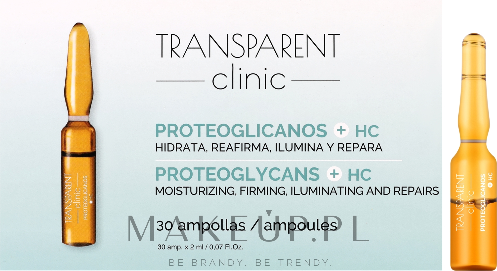 Ampułki do twarzy - Transparent Clinic Proteoglicanos + HC — Zdjęcie 30 x 2 ml