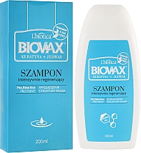 Szampon do włosów, Keratyna + Jedwab - Biovax Keratin + Silk Shampoo — Zdjęcie N3