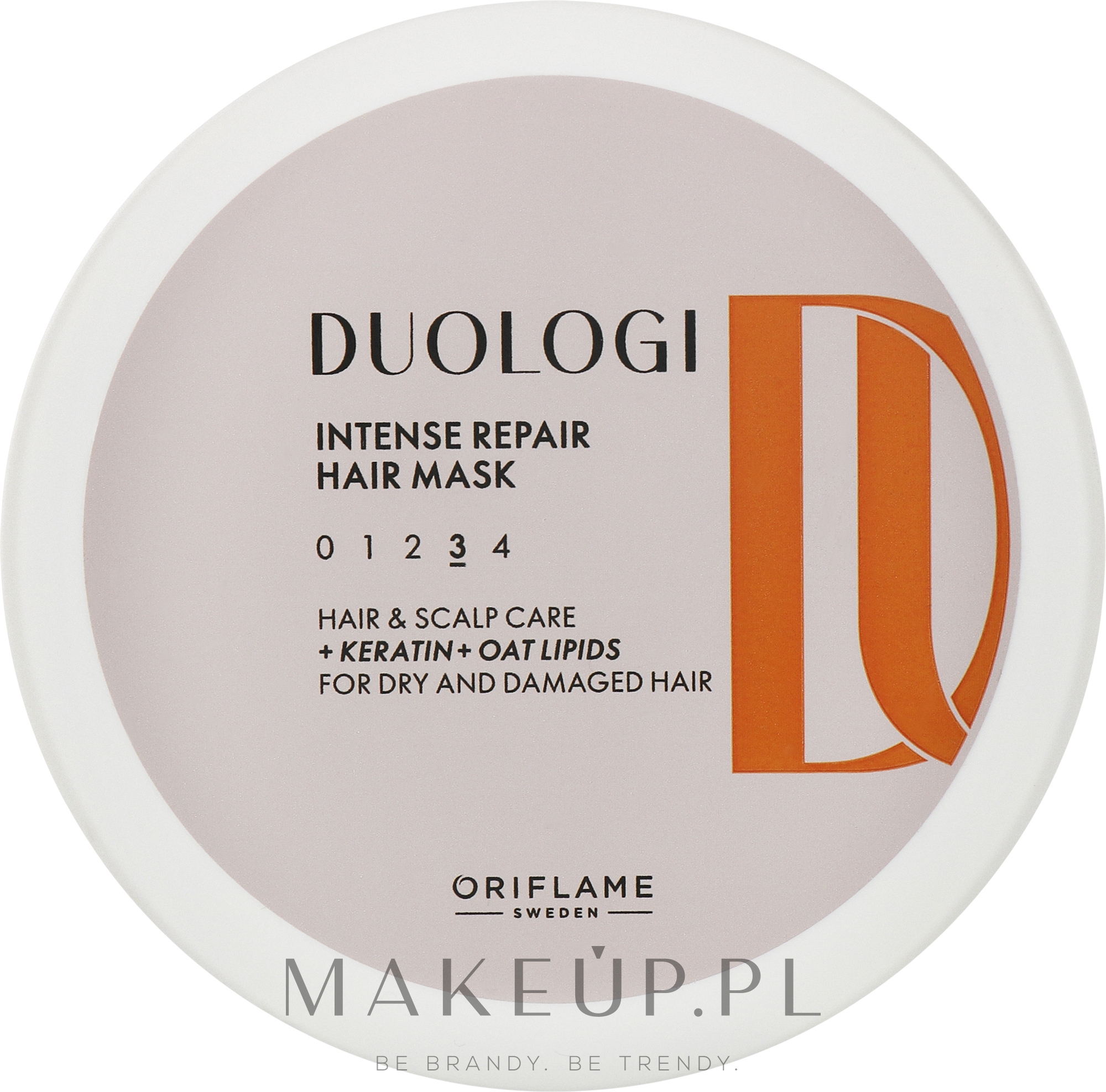 Maska do intensywnej odbudowy włosów - Oriflame Duologi Intense Repair Hair Mask — Zdjęcie 200 ml