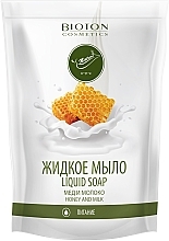 Kup Mydło w płynie Miód i mleko - Bioton Cosmetics Nature Liquid Soap (uzupełnienie)