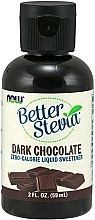 Kup Słodzik Stevia Czarna Czekolada - Now Foods Better Stevia Liquid Dark Chocolate