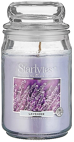 Świeca w szklanym słoju - Starlytes Lavender Scented Candle — Zdjęcie N1
