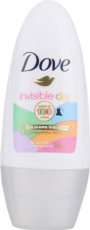 Antyperspirant-dezodorant w kulce - Dove Invisible Dry