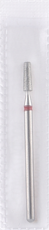 Frez diamentowy 2,5 mm, L-8, stożek ścięty, czerwony - Head The Beauty Tools — Zdjęcie N1
