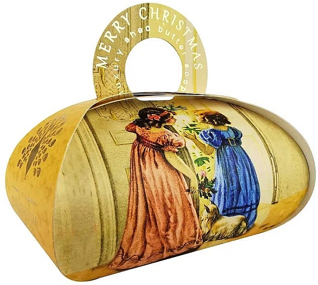 Mydło Wiktoriańska pikantna śliwka i wiciokrzew - The English Soap Company Christmas Spiced Plum and Honeysuckle Victorian Gift Soap — Zdjęcie N1