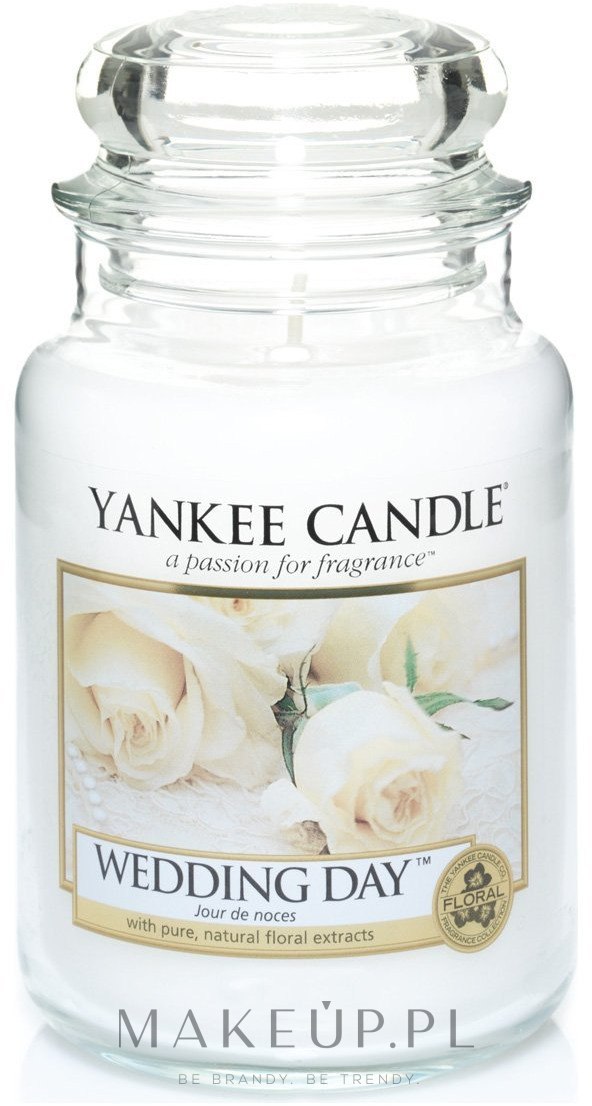 Świeca zapachowa w słoiku - Yankee Candle Wedding Day — Zdjęcie 623 g