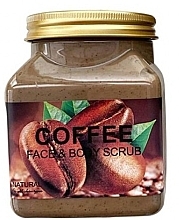 Peeling do twarzy i ciała Kawa - Wokali Face Body Scrub Coffee  — Zdjęcie N1