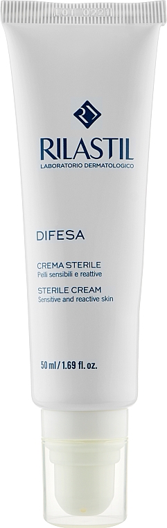 Sterylny krem do wrażliwej skóry twarzy skłonnej do podrażnień - Rilastil Difesa Sterile Cream