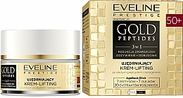 Ujędrniający krem liftingujący 50+ - Eveline Cosmetics Gold Peptides — Zdjęcie N1