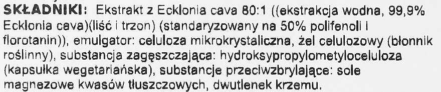 Suplement diety Eclonia kawa, 53mg - Swanson Ecklonia Cava Extract — Zdjęcie N2