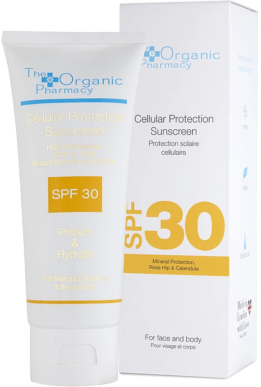 Przeciwsłoneczny krem mineralny dla dzieci - The Organic Pharmacy Cellular Protection Sun Cream SPF30 — Zdjęcie N1