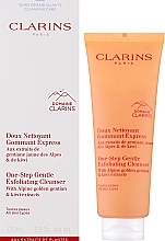 Peeling do twarzy z ekstraktami roślinnymi i kiwi - Clarins Domaine Clarins One-Step Gentle Exfoliating Cleanser — Zdjęcie N2