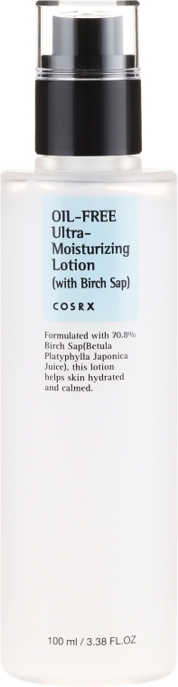 Ultranawilżający balsam do twarzy z sokiem brzozowym - Cosrx Oil-Free Ultra-Moisturizing Lotion with Birch Sap — Zdjęcie N2