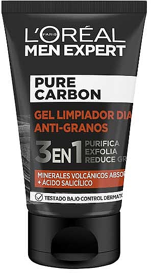 Żel oczyszczający na trądzik - L'Oreal Paris Pure Carbon Men Expert — Zdjęcie N1