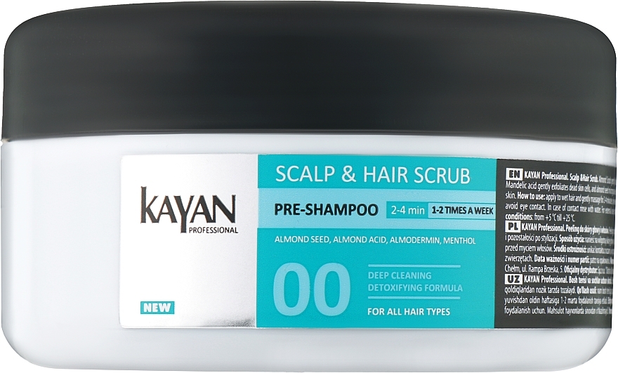 Peeling do skóry głowy i włosów - Kayan Professional Scalp & Hair Scrub  — Zdjęcie N1