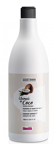 Szampon kokosowy do włosów suchych i zniszczonych - Glossco Grandma's Remedies Coconut Shampoo — Zdjęcie N1