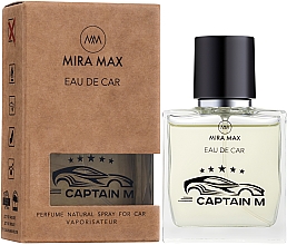 Kup Odświeżacz powietrza do samochodu - Mira Max Eau De Car Captain M Perfume Natural Spray For Car Vaporisateur