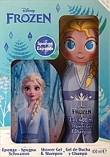 Zestaw - Air-Val International Frozen Disney Frozen 2 (shm/sh/gel/400ml + sponge) — Zdjęcie N1