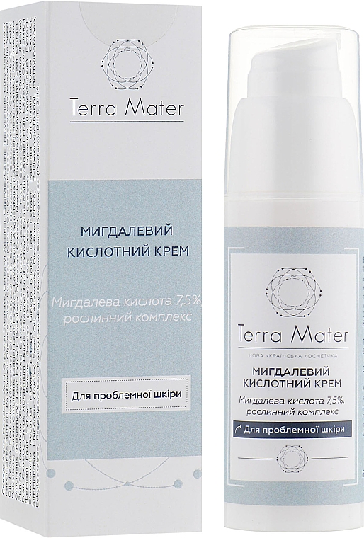 Krem do twarzy z kwasem migdałowym - Terra Mater Almond Acid Face Cream