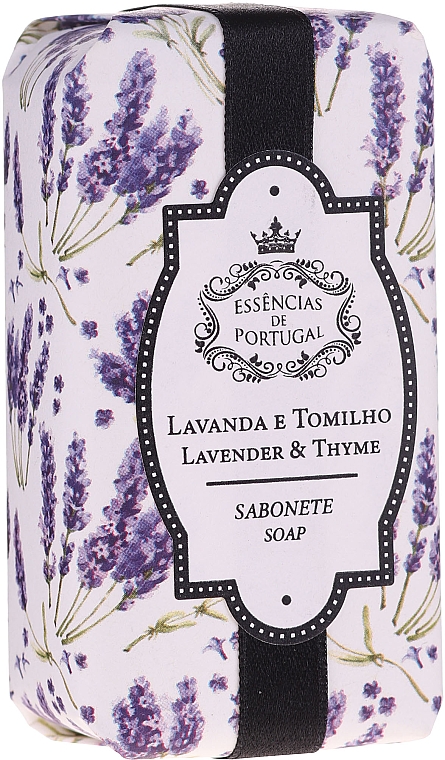 Mydło naturalne Lawenda i tymianek - Essencias De Portugal Natura Lavander&Thyme Soap — Zdjęcie N1