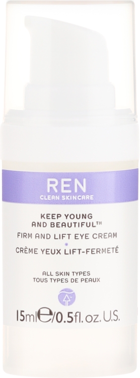 Krem do wzmocnienia i podciągnięcia skóry wokół oczu - Ren Keep Young and Beautiful Firm and Lift Eye Cream — Zdjęcie N2