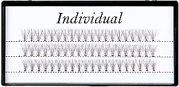 Sztuczne kępki rzęs, 20D C-Type, 0,07, 10 mm - Individual — Zdjęcie N1