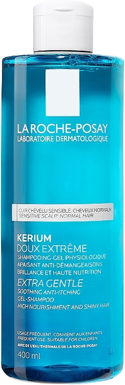 PRZECENA! Szampon żelowy do włosów - La Roche-Posay Kerium Extra Gentle Shampoo * — Zdjęcie N2