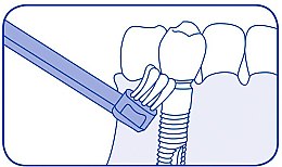 Jednopęczkowa szczoteczka do zębów Single CS 708, fioletowa - Curaprox CS 708 Implant — Zdjęcie N4