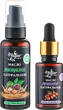 Kup Zestaw upominkowy do włosów i skóry Makadamia & Argan - Mayur (oil/30 ml + oil/50 ml)