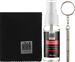 Kup Zestaw do czyszczenia okularów - Hira (spray/30ml + accessories/2pcs)