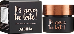 Kup Przeciwzmarszczkowy krem do twarzy - Alcina It’s Never Too Late! Anti-Wrinkle Cream
