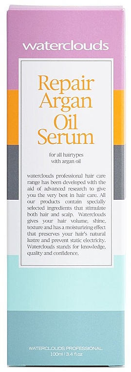 Rewitalizujące serum do włosów z olejem arganowym - Waterclouds Repair Argan Oil Serum — Zdjęcie N2