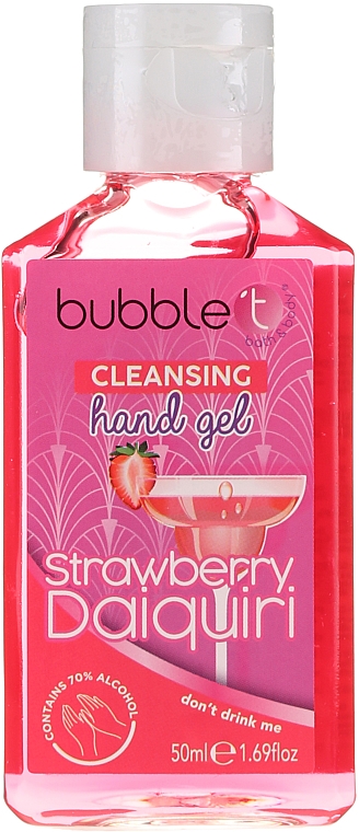 Antybakteryjny żel do rąk Truskawkowe daiquiri - Bubble T Cleansing Hand Gel Strawberry Daiquiri — Zdjęcie N1