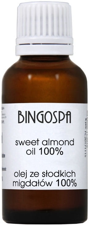 Olej ze słodkich migdałów 100% - BingoSpa Sweet Almond Oil 100% — Zdjęcie N1