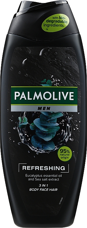 Odświeżający żel pod prysznic dla mężczyzn 3w1 eukaliptus i sól morska - Palmolive MEN Refreshing — Zdjęcie N7