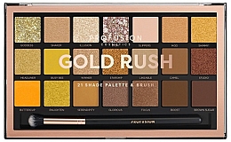 Kup Paletka cieni do powiek - Profusion Cosmetics Gold Rush 21 Shade Palette & Brush