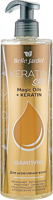 Szampon wzmacniający włosy - Belle Jardin Keratin SPA Magic Oil