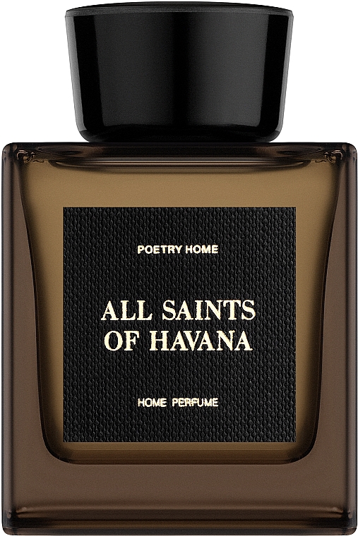 Poetry Home All Saints Of Havana Black Square Collection - Perfumowany dyfuzor zapachowy — Zdjęcie N1
