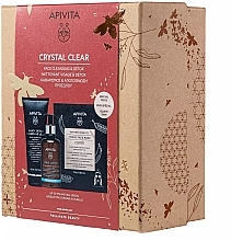 Zestaw - Apivita Crystal Clear (f/cl/gel/150ml + f/tonic/200ml + f/mask/20ml) — Zdjęcie N2