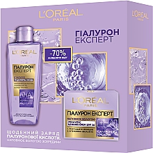 Kup Zestaw podarunkowy Kwas hialuronowy - L'Oreal Paris Skin Expert (cr/50ml + water/200ml)