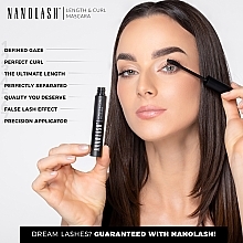 Wydłużający i podkręcający tusz do rzęs - Nanolash Length & Curl Mascara — Zdjęcie N4