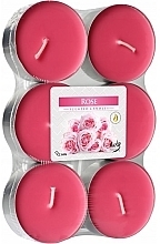 Zestaw podgrzewaczy Róża - Bispol Rose Maxi Scented Candles — Zdjęcie N1