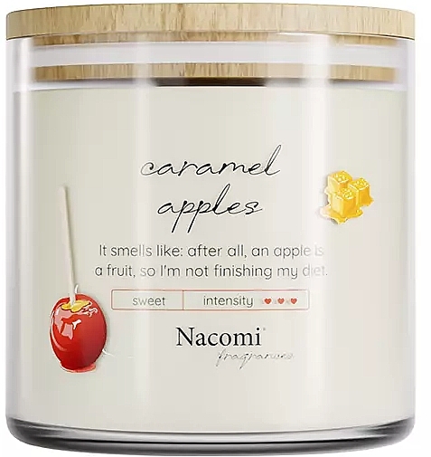 Zapachowa świeca sojowa Carmel Apples - Nacomi Fragrances — Zdjęcie N1