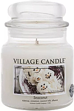 Kup Świeca zapachowa w słoiku - Village Candle Snoconut Scented Candle 